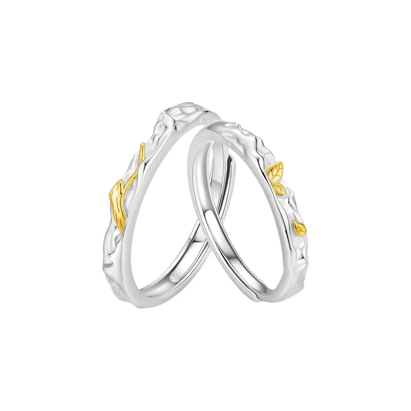 Goran Silver 925 Ring Couple Couple Rings Unisex-0