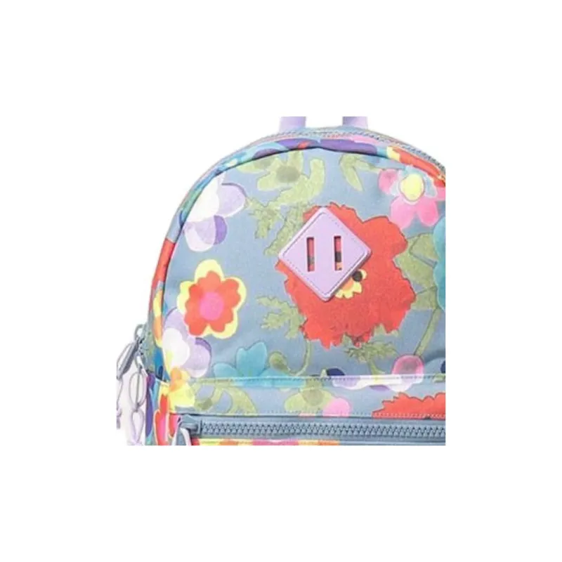 Herschel Recycled Fabric Backpack Regular Women's Paper Flower Fade Denim Blue-3