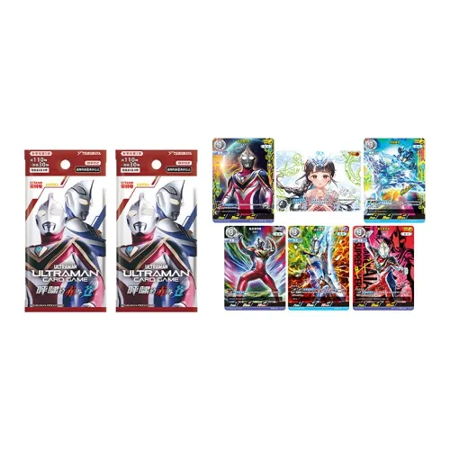 KAYOU Ultraman Interchangeable Card Roaring Red And Cyan Edition Battle Cards 2 Packaging