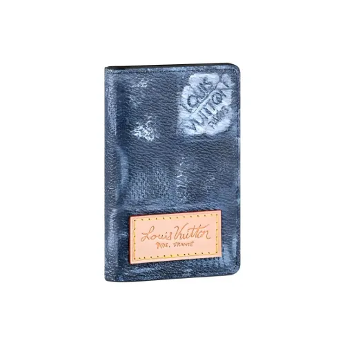 LOUIS VUITTON Pocket Organizer Damier Salt Marine