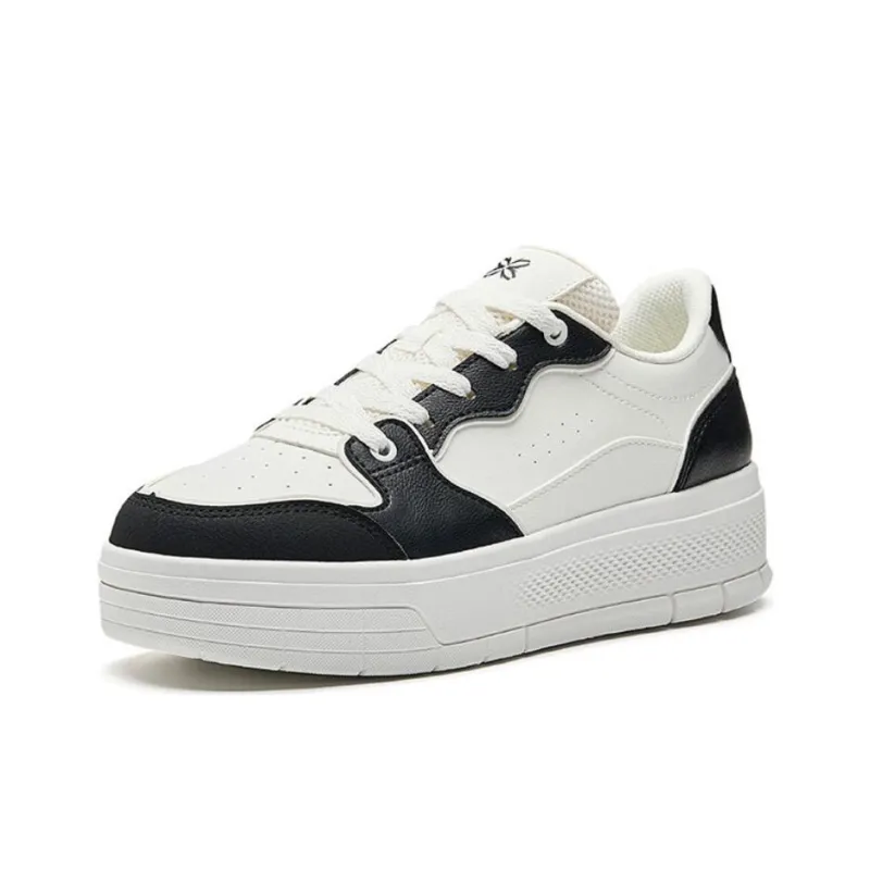 Anta Jelly 2 Slip Resistant, Abrasion Resistant, Lightweight Low Top Skateboard Shoes Women's White Black-1