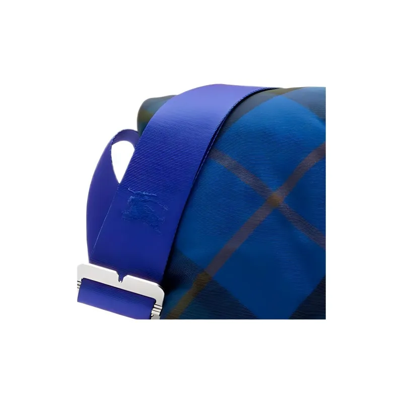 Burberry Polyester Polyurethane Shoulder Bag Crossbody Bag Men's Knight Blue-4