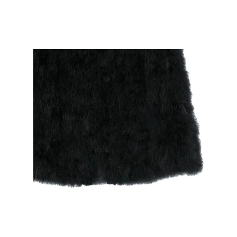 Yves Salomon Sleeveless Feather Cape-2