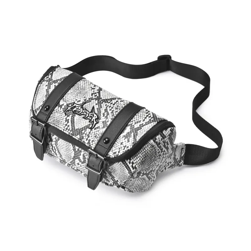 GLORY&CO PVC Crossbody Bag Regular Men's Gray White-0