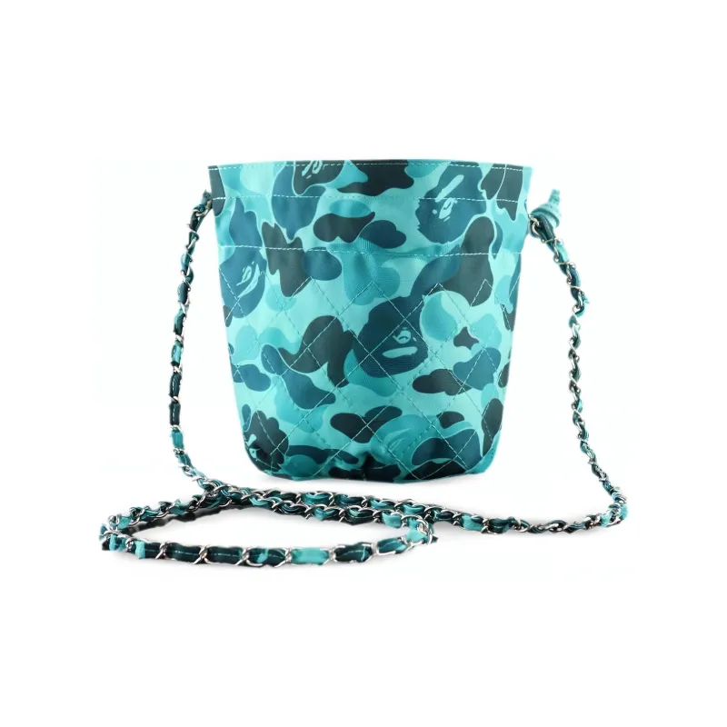 SAINT Mxxxxxx X Bape Camouflage print Bucket Bag-2
