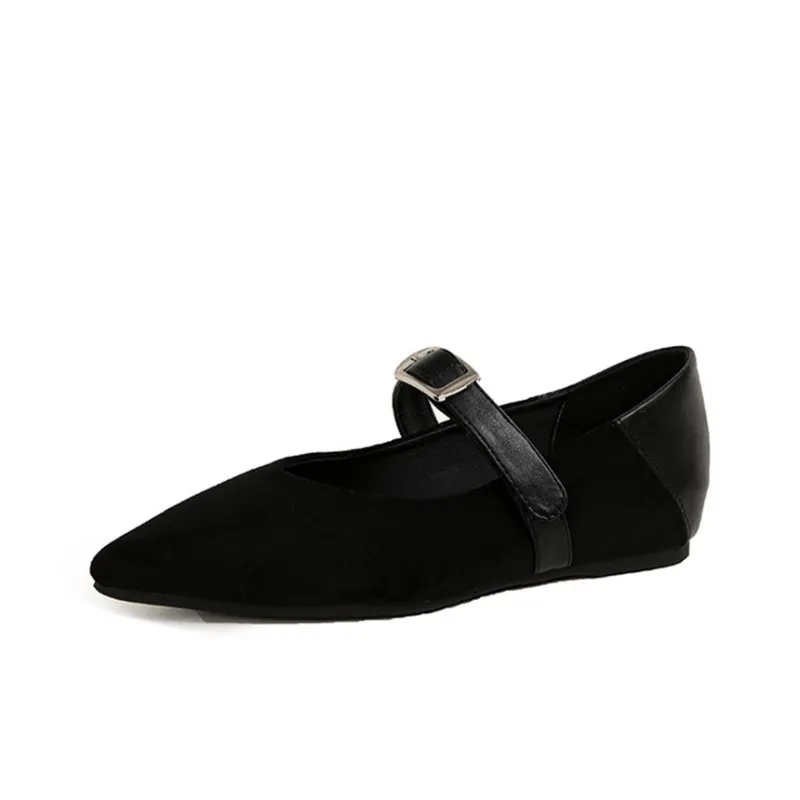 TADSW Casual Single Shoes 3.5cm Women's Black-0