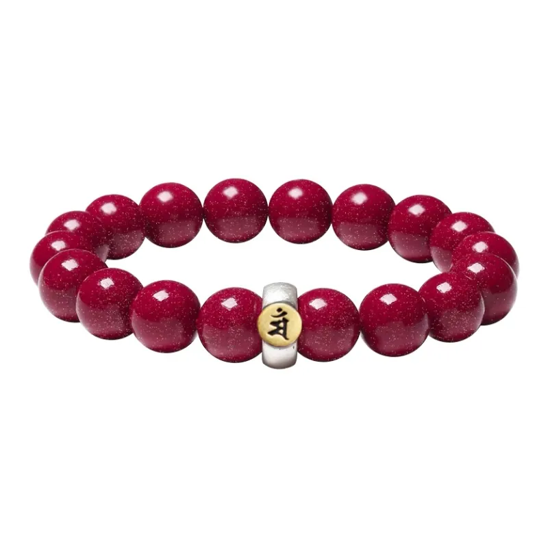 LIANGYUXI Cinnabar Jade Bracelets Unisex-7