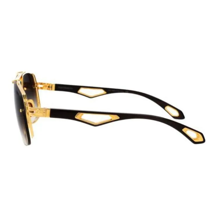 Maybach Aviator Sunglasses Men's Gold-2