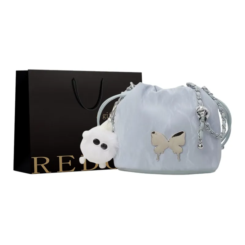 REDOO PU Crossbody Bag Shoulder Bag Women's White/Pink/Black/Silver/Green-5