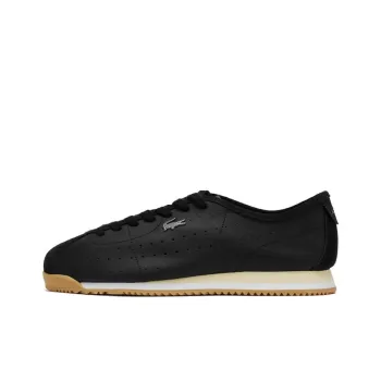 LACOSTE Abrasion Resistant Low Top Casual Shoes Men's Black