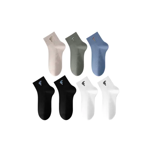 Lan Miao Mid Calf Socks Men's 5 Pack