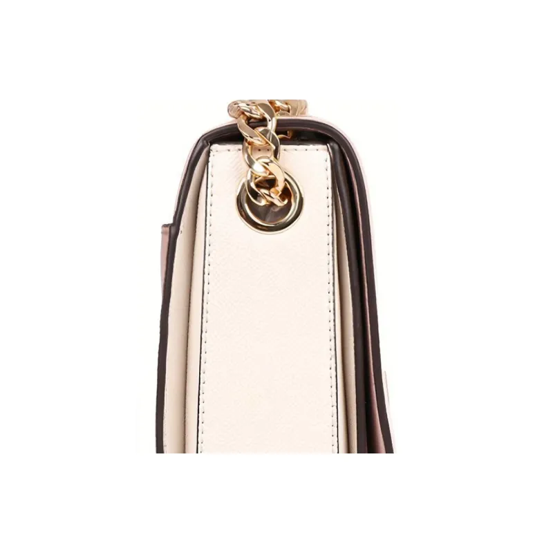 MICHAEL KORS Sylvia Leather Shoulder Bag Crossbody Bag Medium Size Women's Nude Pink-3