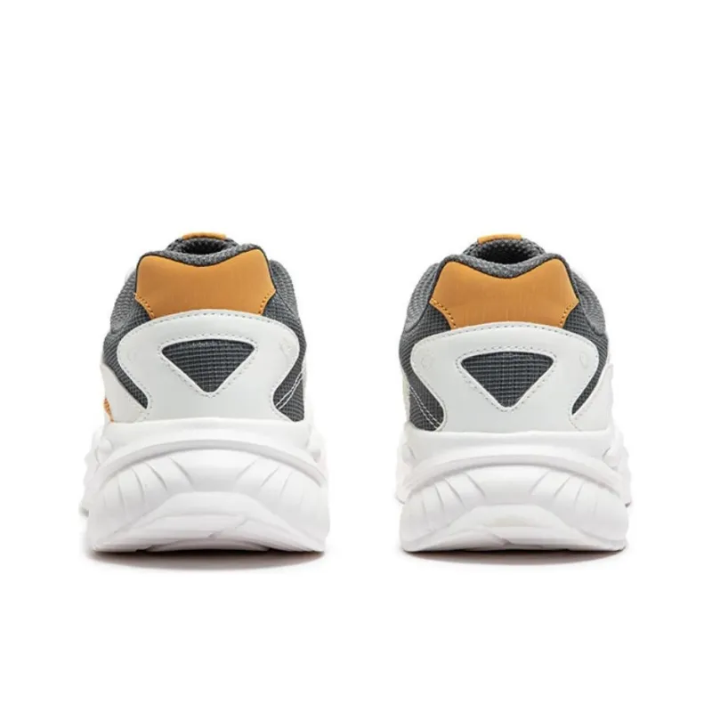 361° Non slip Breathable And Wear resistant Low Top Casual Shoes Men's White Gray-3