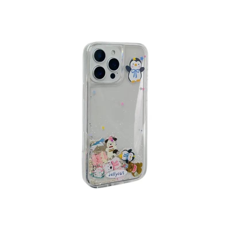 Wei Xin Acrylic Material Lush Jellycat Animal Doll Phone Cases Compatible With IPhone 16/15 Pro Max/Apple 13/14 Pro/Max-4