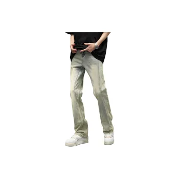 PAINT STAIN Jeans Men's Yellow Mud