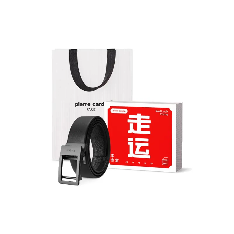 PIERRE CARDIN Cow Leather, Father, Father in Law, Dad Belt Box Men's 3.5cm-28