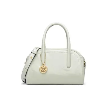 GOLDLION Cow Leather Shoulder Bag, Crossbody Bag, Handbag Trumpets Women's Ecru/Black/Brown/Gray