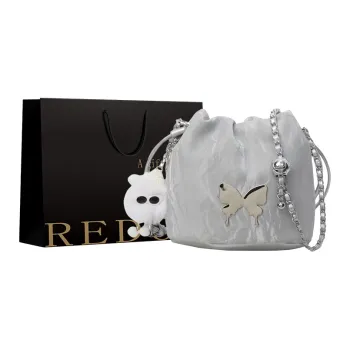 REDOO PU Crossbody Bag Shoulder Bag Women's White/Pink/Black/Silver/Green