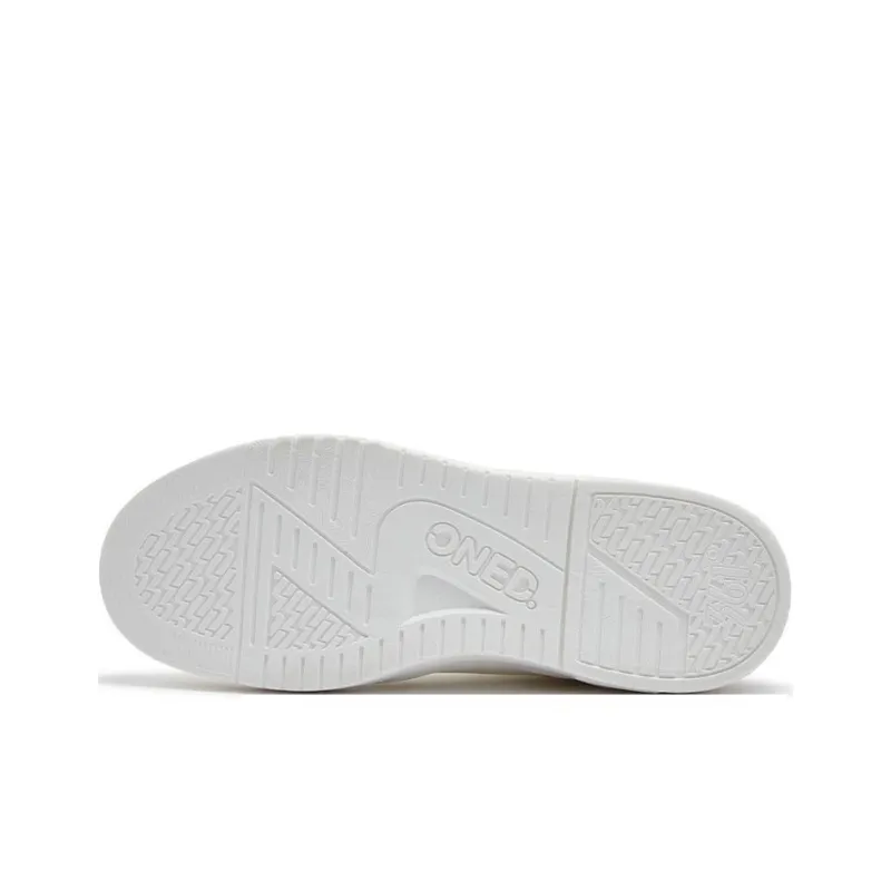 361° Cushioned Wear Resistant Coverage Low Top Skateboard Shoes Women's White Beige-4