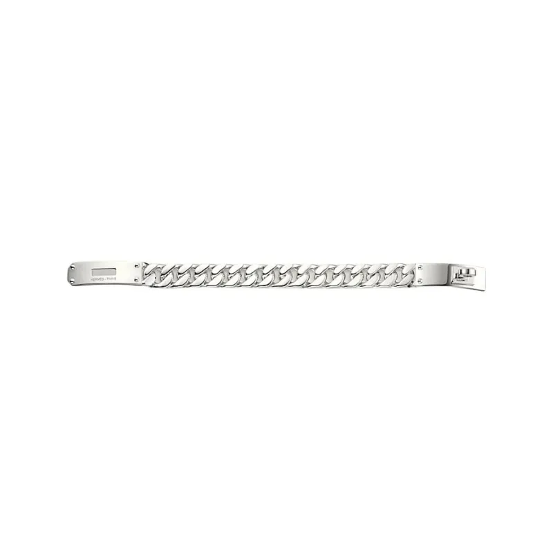HERMES 925 Sterling Silver Bangles Unisex Silver-0
