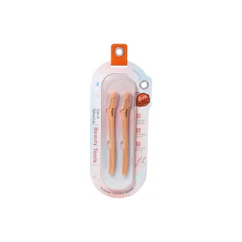 KEQI Compact Micro Eyebrow Razor Imported Blade Safety Type 2 Pcs Pack