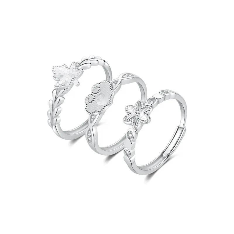 Mini&yaya S925 Silver Rings Women's-55
