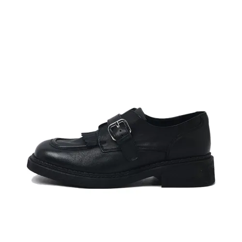 CAMEIDO Loafers 4cm Women's Black