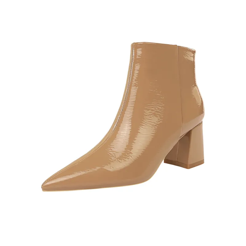 QITUMAUL Ankle Boots 6.5cm Women's-8