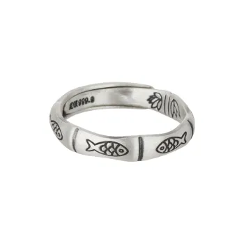CHIC ZONE 999 Fine Silver Rings Women's