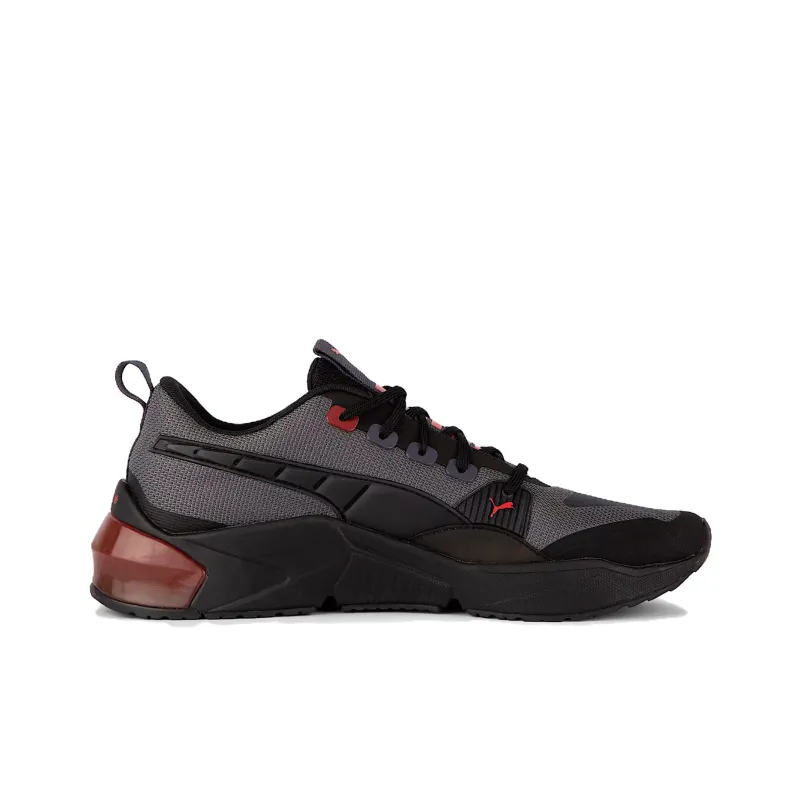PUMA LQDCELL Optic Evo Anti Slip Wear Resistant Low Top Training Shoes Unisex Black Red-1