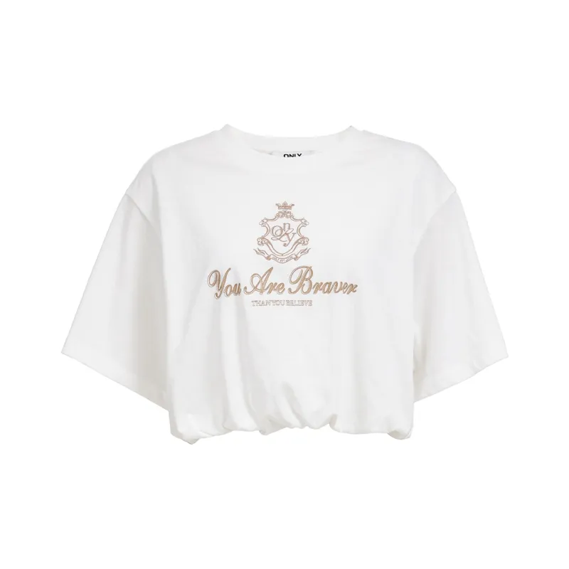 ONLY T Shirts Women's S00 White-0