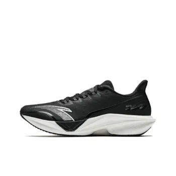 Anta Horsepower 5.0 Cushioning Support Rebound Low Top Training Running Shoes Men's Black White