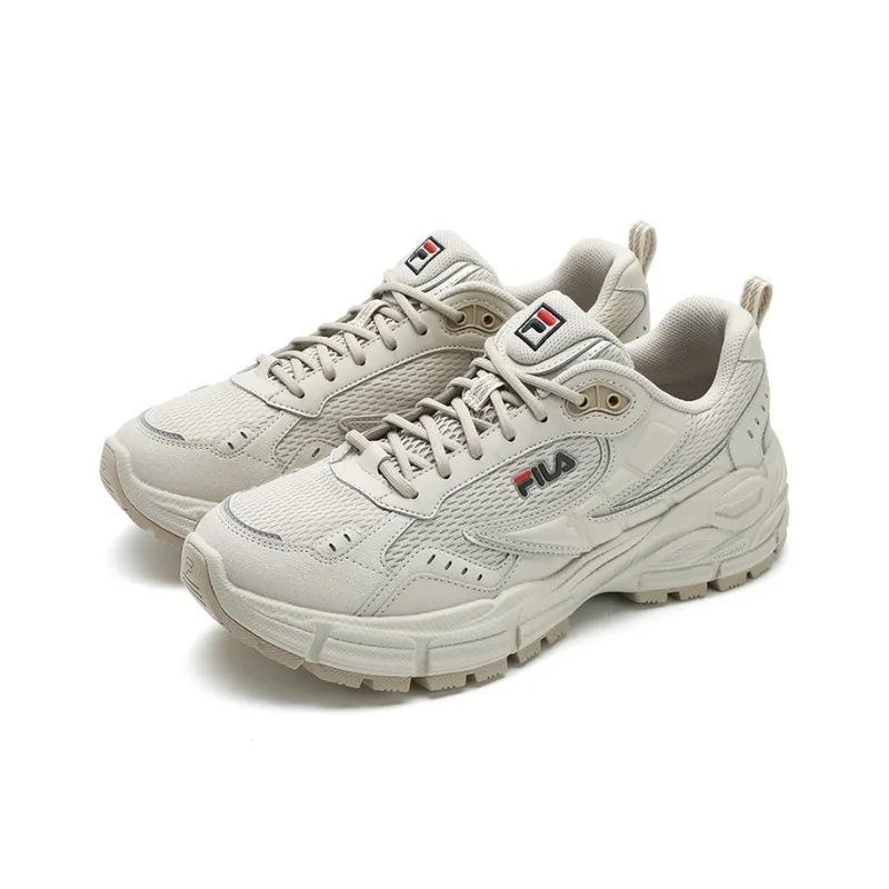 FILA Cushioning Wear-Resistant Low-Top Running Shoes Men's Oat Brown-2