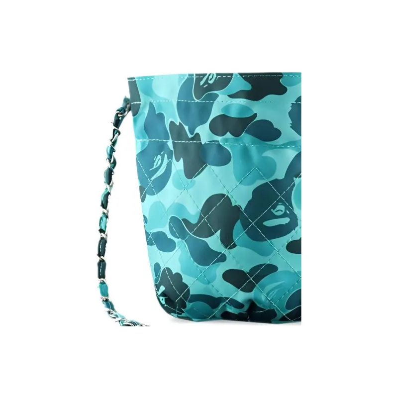 SAINT Mxxxxxx X Bape Camouflage print Bucket Bag-4