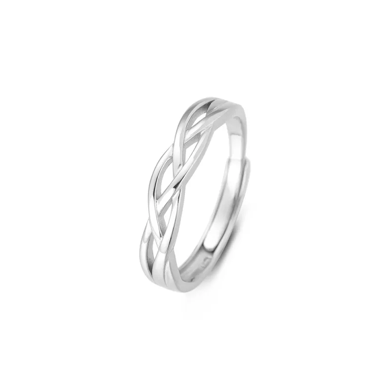 VIVIWELL S925 Silver Rings Unisex-4