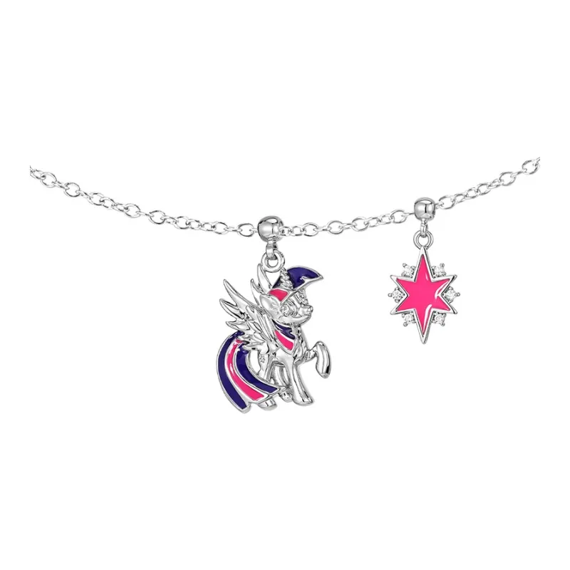 KADER x MY LITTLE PONY Copper Necklaces Women's Gold Silver, Girlfriend Women's Gift Box Set-11