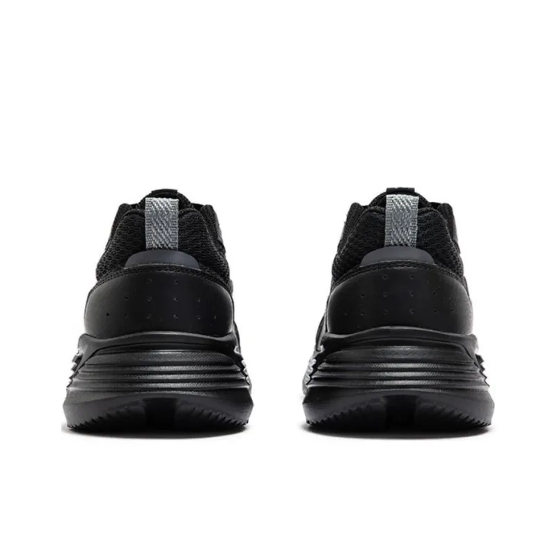 361° Blade Cushioning Breathable Height Increasing Low Top Casual Running Shoes Men's Obsidian Black-3