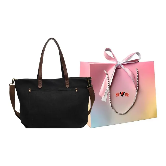 Yalu Canvas Bag, Tote Bag, Shoulder Bag Regular Women's Multicolor-14