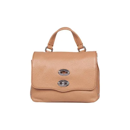 Zanellato Postina Leather Shoulder Bag Crossbody Bag Handbag Women's Brown