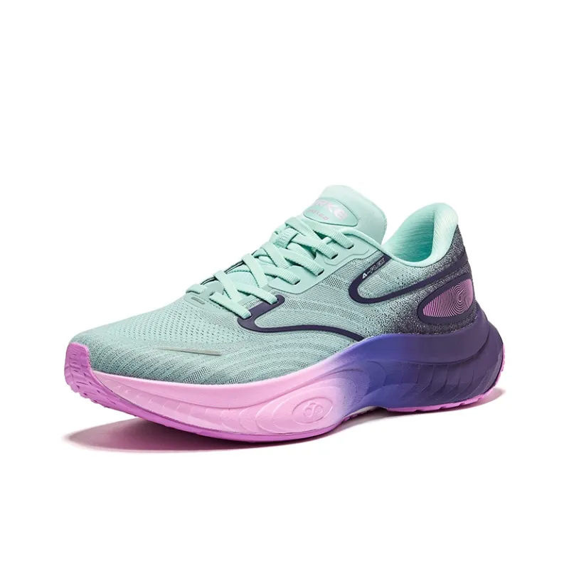 Erke Cushioning Low-Top Running Shoes Men's Azure Night Purple-2