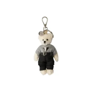 PRADA Enamel, Metal Pendants Men's White