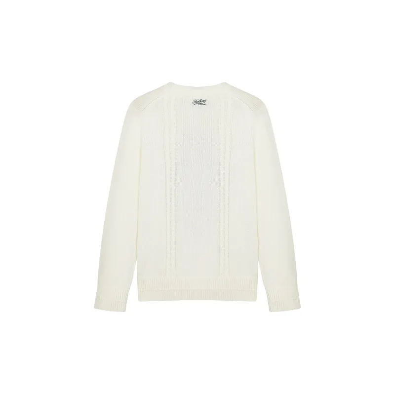 Teenie Weenie Sweater Women's Ivory White-1