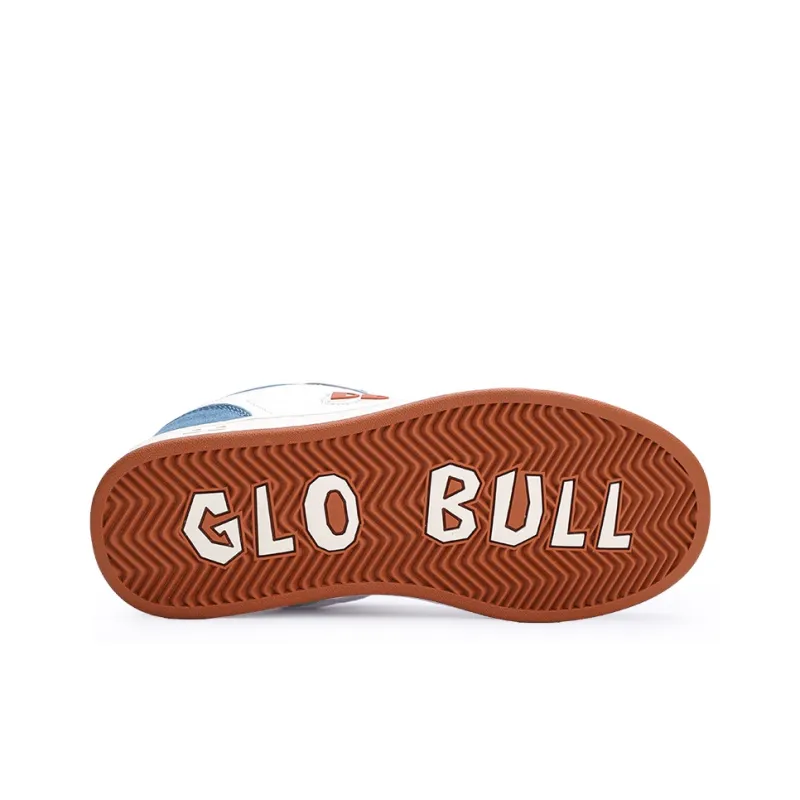 GLO BULL Skateboard Shoes Unisex Low Top Blue White-5