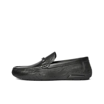 BELLE Men's Casual Shoes Men Low Top Black