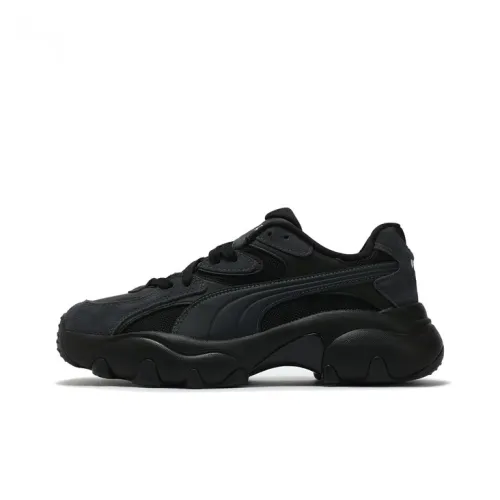 PUMA Pulsar Slip Resistant Height Increasing Low Top Casual Shoes Women's Black