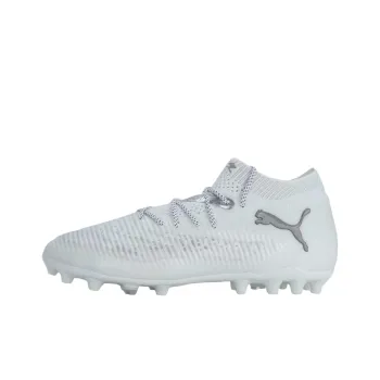 PUMA FUTURE 8 MG Rubber Short Studs Anti Slip Wear Resistant Soccer Shoes Men's White