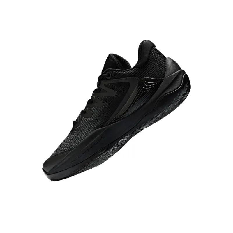 Anta See Mountain 2.5 Cushioning Wear-Resistant Low-Top Basketball Shoes Men's Basic Black-5