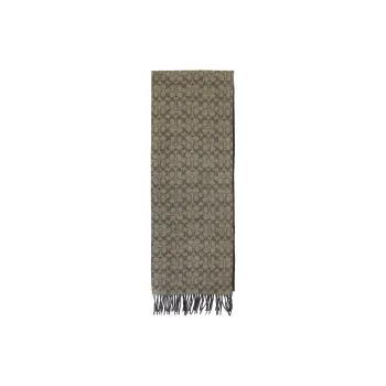 COACH Knit Scarves Unisex Dark Green