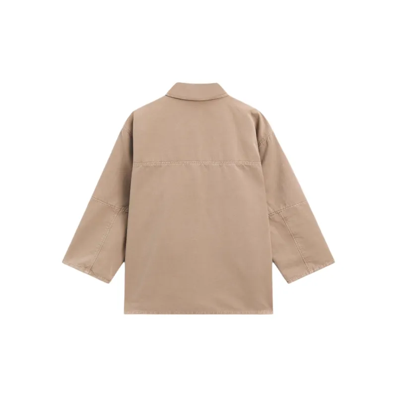 Massimo Dutti Jackets Coats Women's Ecru-1