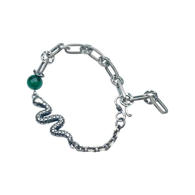 SHIYI N CIFANG Malachite Bracelets Unisex-4